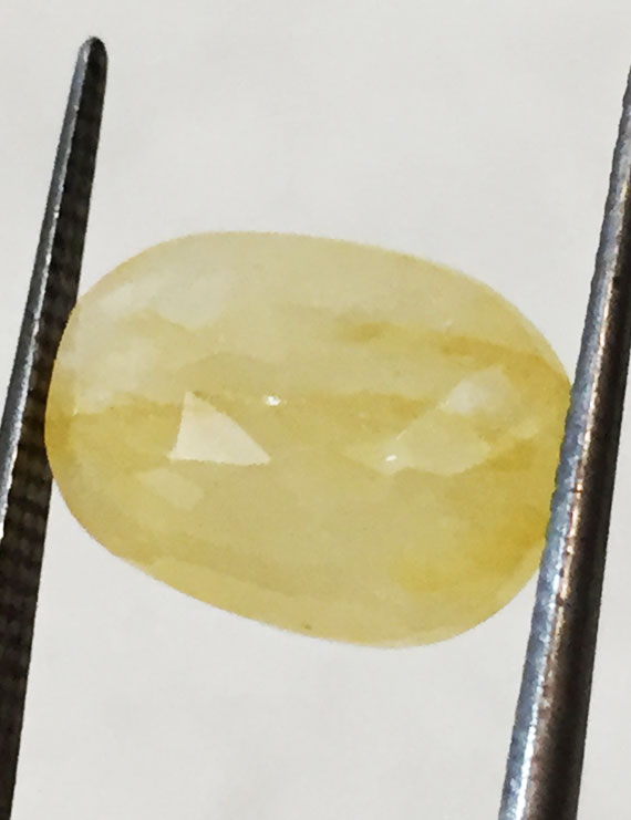 5.86 ct/6.51 ratti Natural Certified Ceylon Pukhraj/Yellow Sapphire